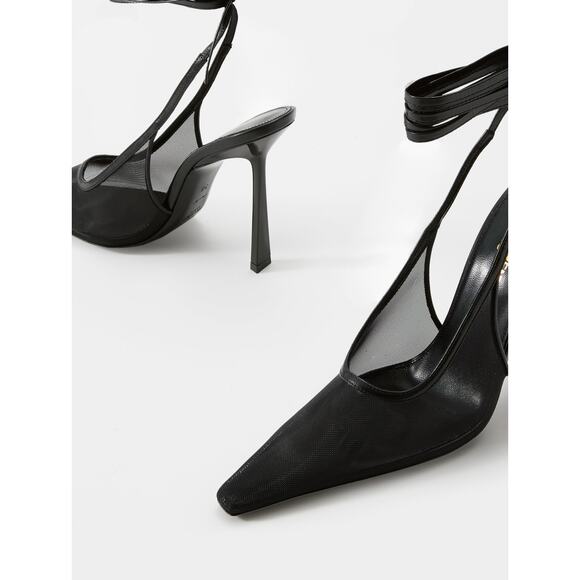 Saint Laurent Oxalis 110 Slingback Tulle Heels Size 37 – Brand New in Box - Picture 1 of 12